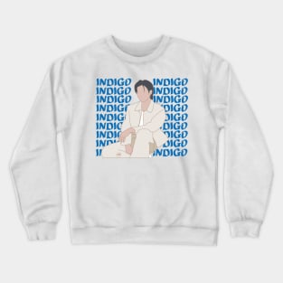 Design in silhouette of nam-joon bts Crewneck Sweatshirt